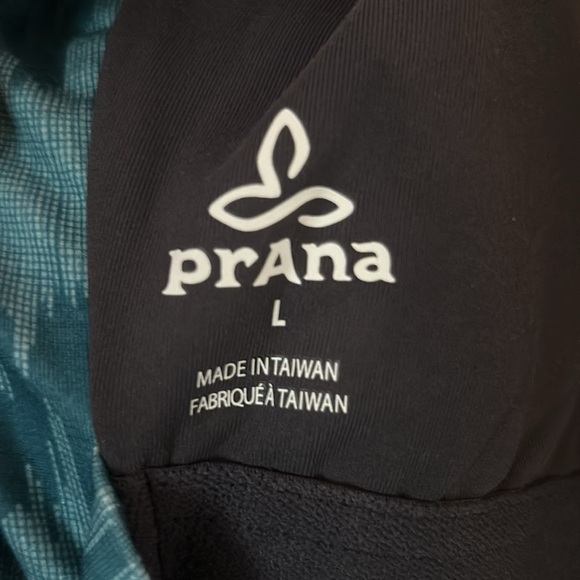 Prana Women's Skypath Dress Shelf Bra Twist Back Sleeveless Teal, size L, New - Picture 3 of 4